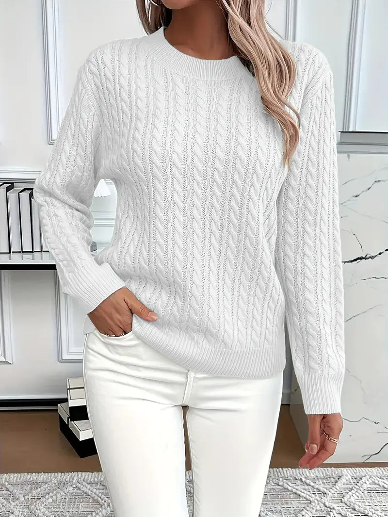 Cleo | Cozy Cable Knit Sweater