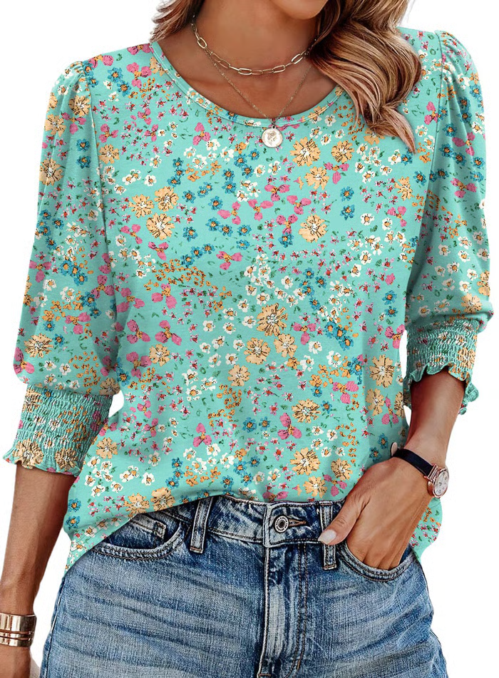 Flora | Charming Floral Print Top