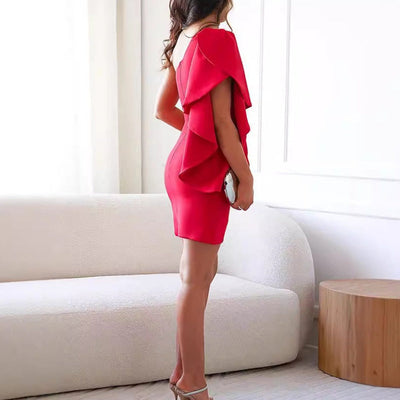 Nia | Chic One-Shoulder Mini Dress