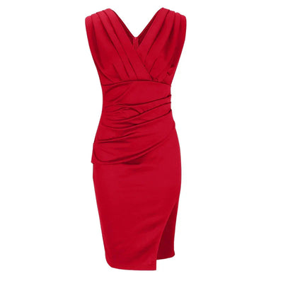 Fiora | Fitted V-Neck Dress