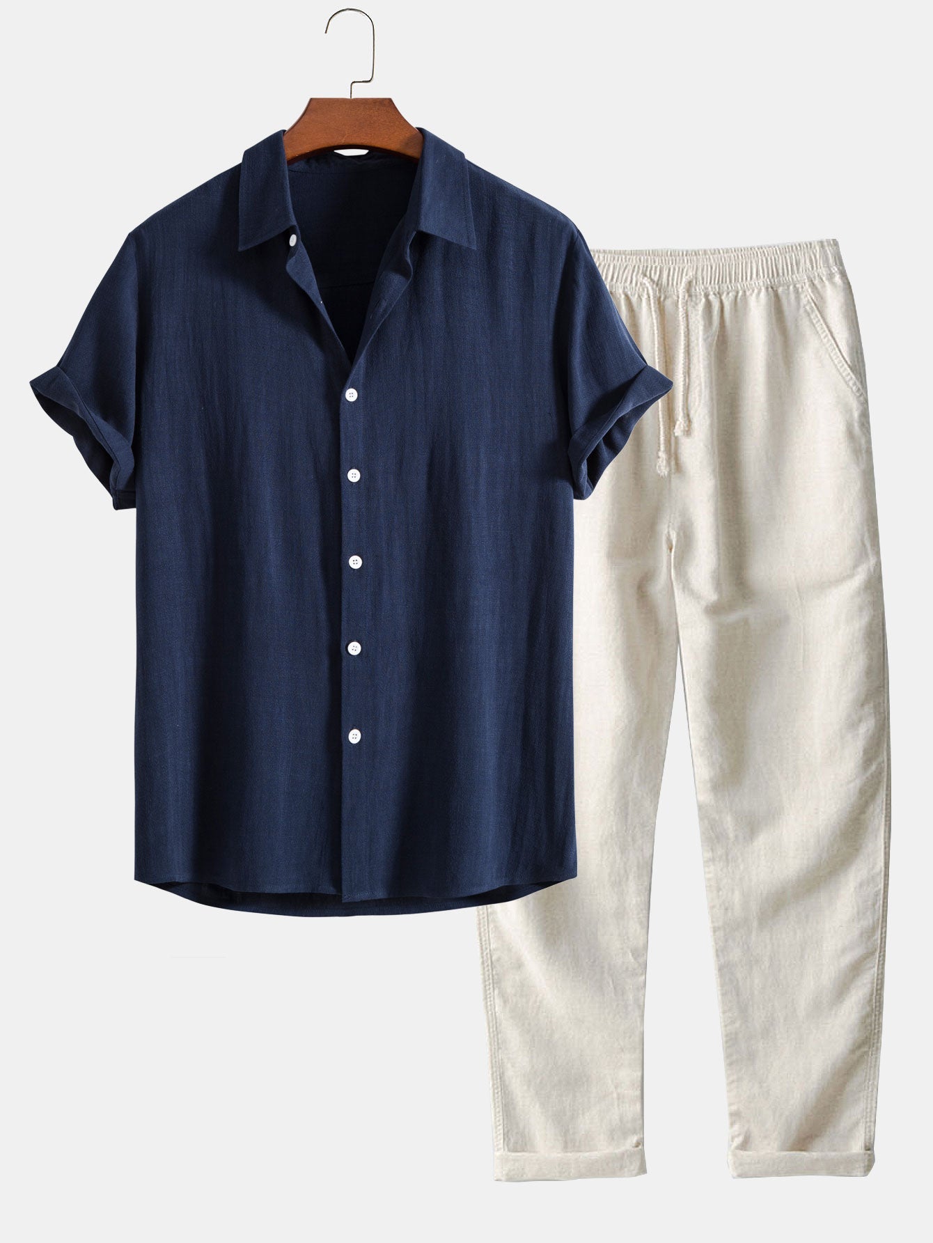 Breeze | Linen Blend Shirt & Trousers