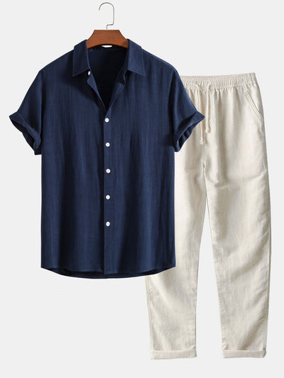 Breeze | Linen Blend Shirt & Trousers