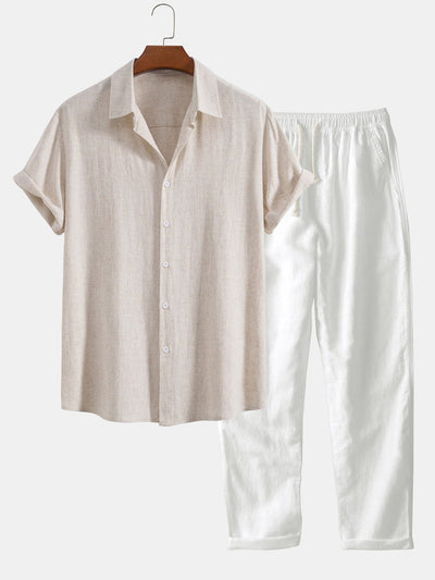 Breeze | Linen Blend Shirt & Trousers