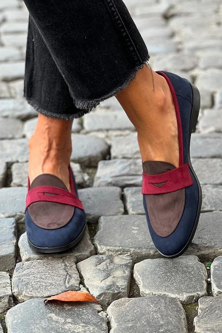 Poppy | Chic Colour-Block Loafers