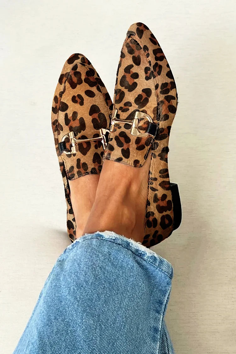 Kaya | Chic Leopard Loafers