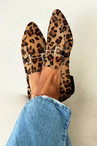 Kaya | Chic Leopard Loafers