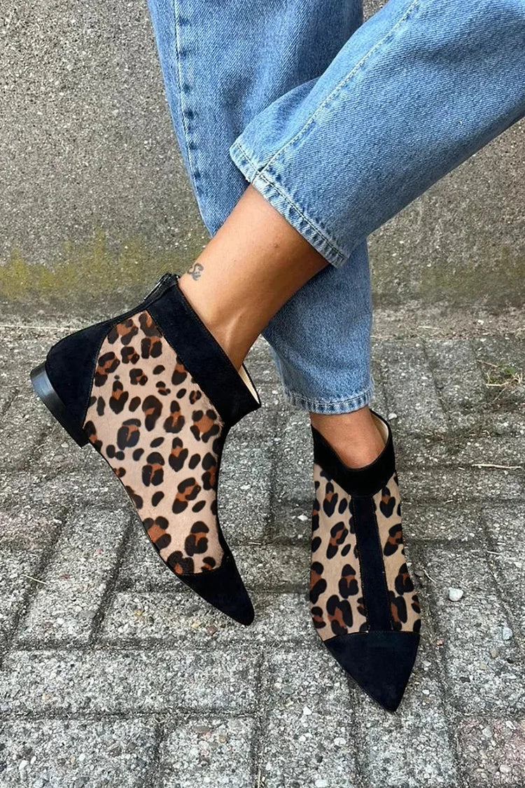 Savanna | Chic Leopard Ankle Boots
