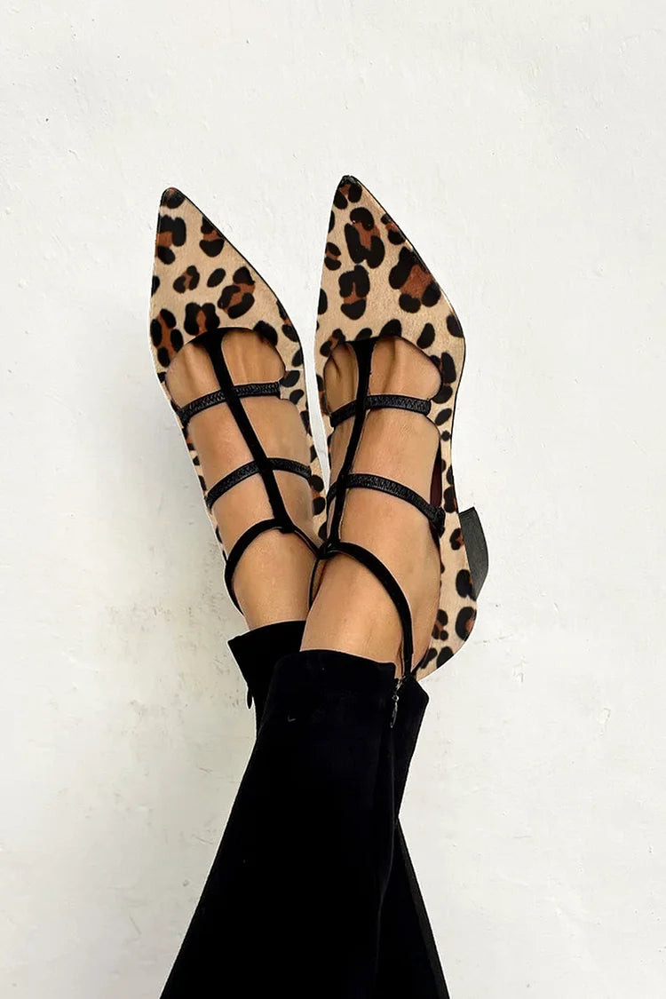 Zahara | Chic Animal Print Ballerinas