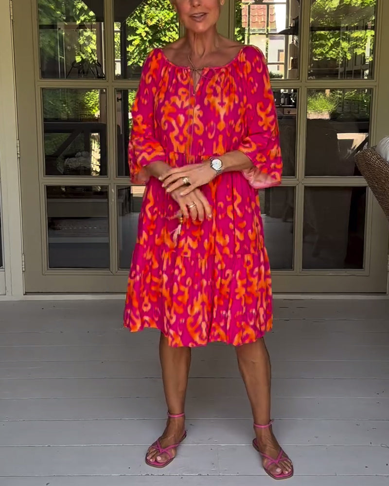 Cleo | Effortless Printed Dress