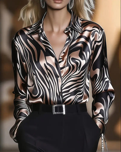 Vogue | Chic Printed Shirt