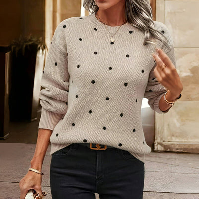 Mabel | Playful Textured Knit Sweater