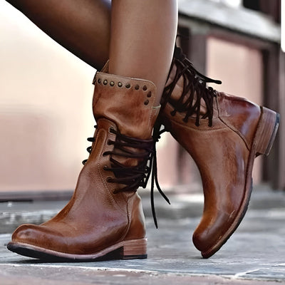 Brio | Chic Leather Ankle Boots