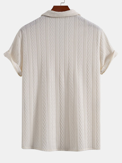 Nalu | Textured Cuban Shirt & Shorts