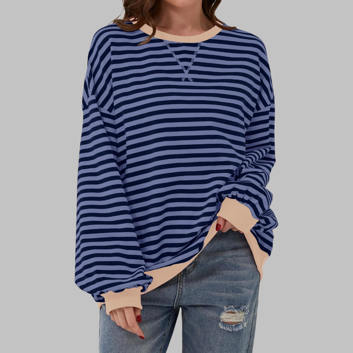 Mira | Cozy Striped Sweater