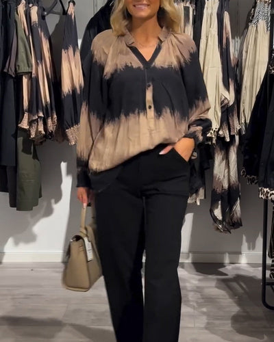 Breezy | Vintage Colour Block Blouse