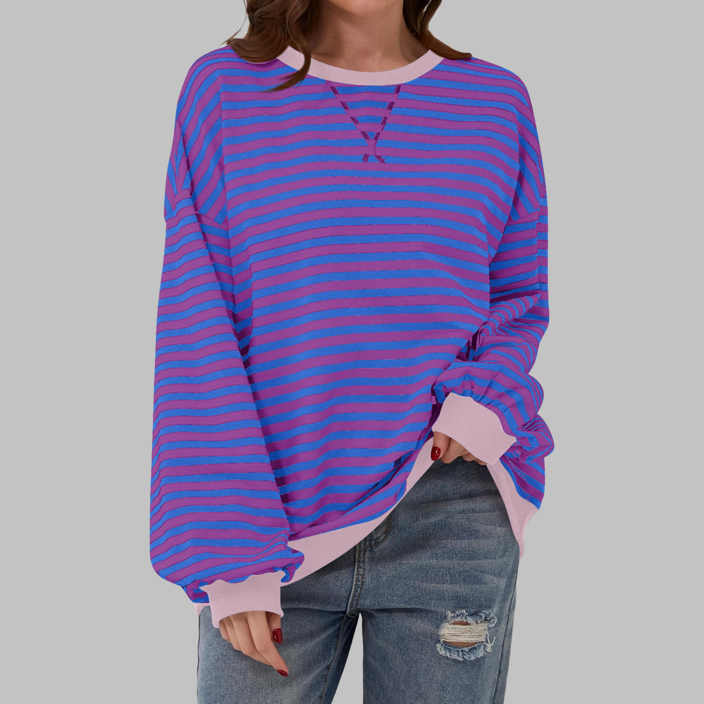 Mira | Cozy Striped Sweater