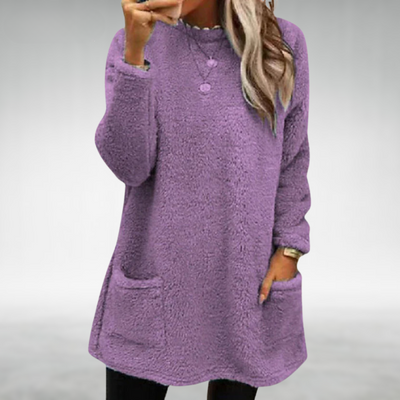 Mila | Cozy Fleece Sweater With Pockets