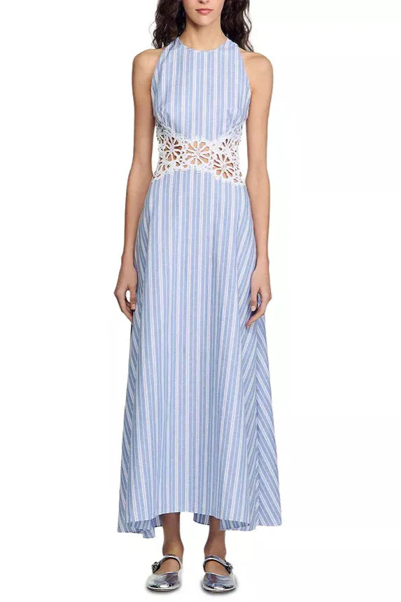 Azure | Chic Lace Maxi Dress