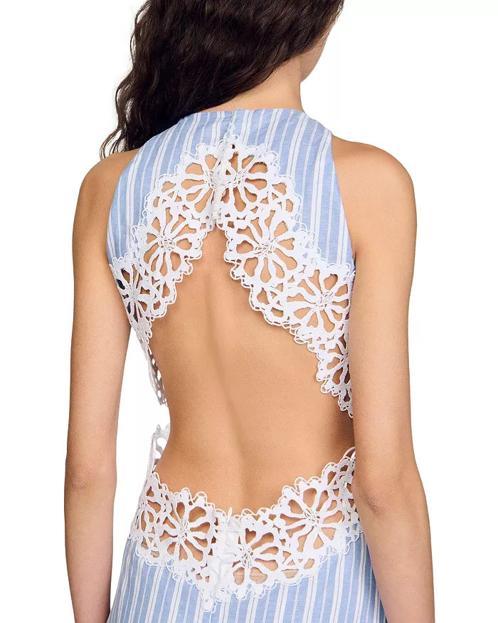 Azure | Chic Lace Maxi Dress