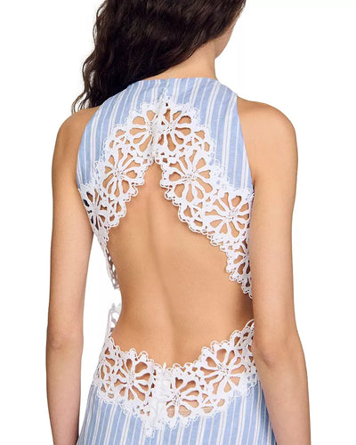 Azure | Chic Lace Maxi Dress