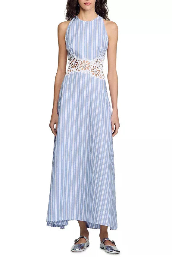 Azure | Chic Lace Maxi Dress