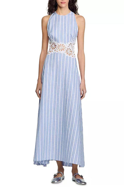 Azure | Chic Lace Maxi Dress