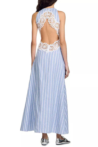 Azure | Chic Lace Maxi Dress