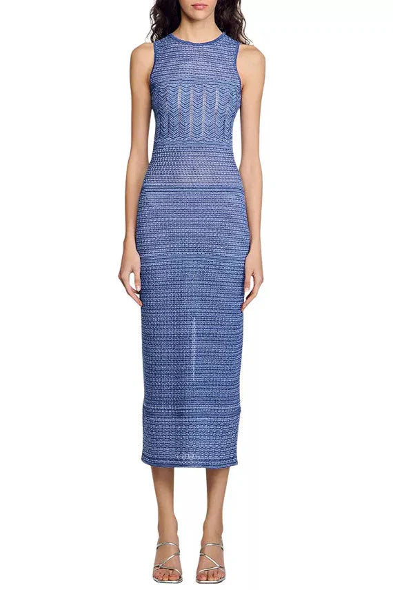 Cleo | Chic Striped Midi Dress