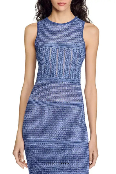 Cleo | Chic Striped Midi Dress