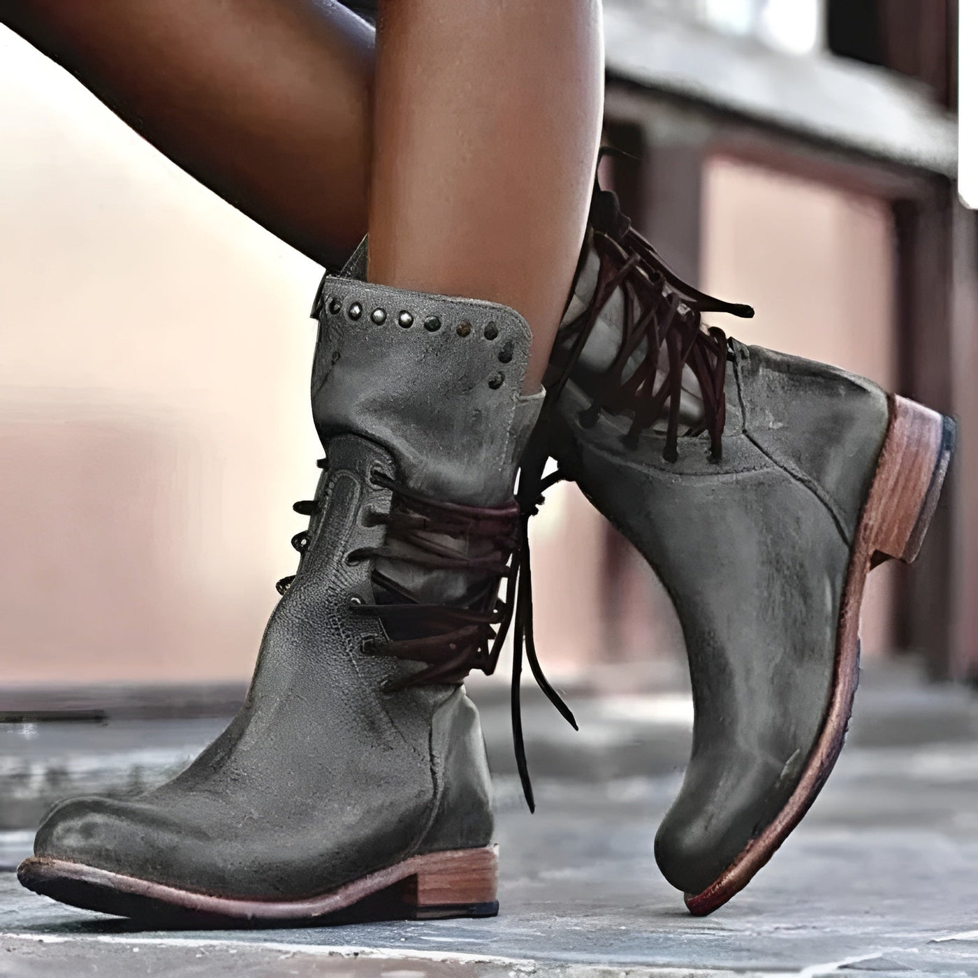 Brio | Chic Leather Ankle Boots