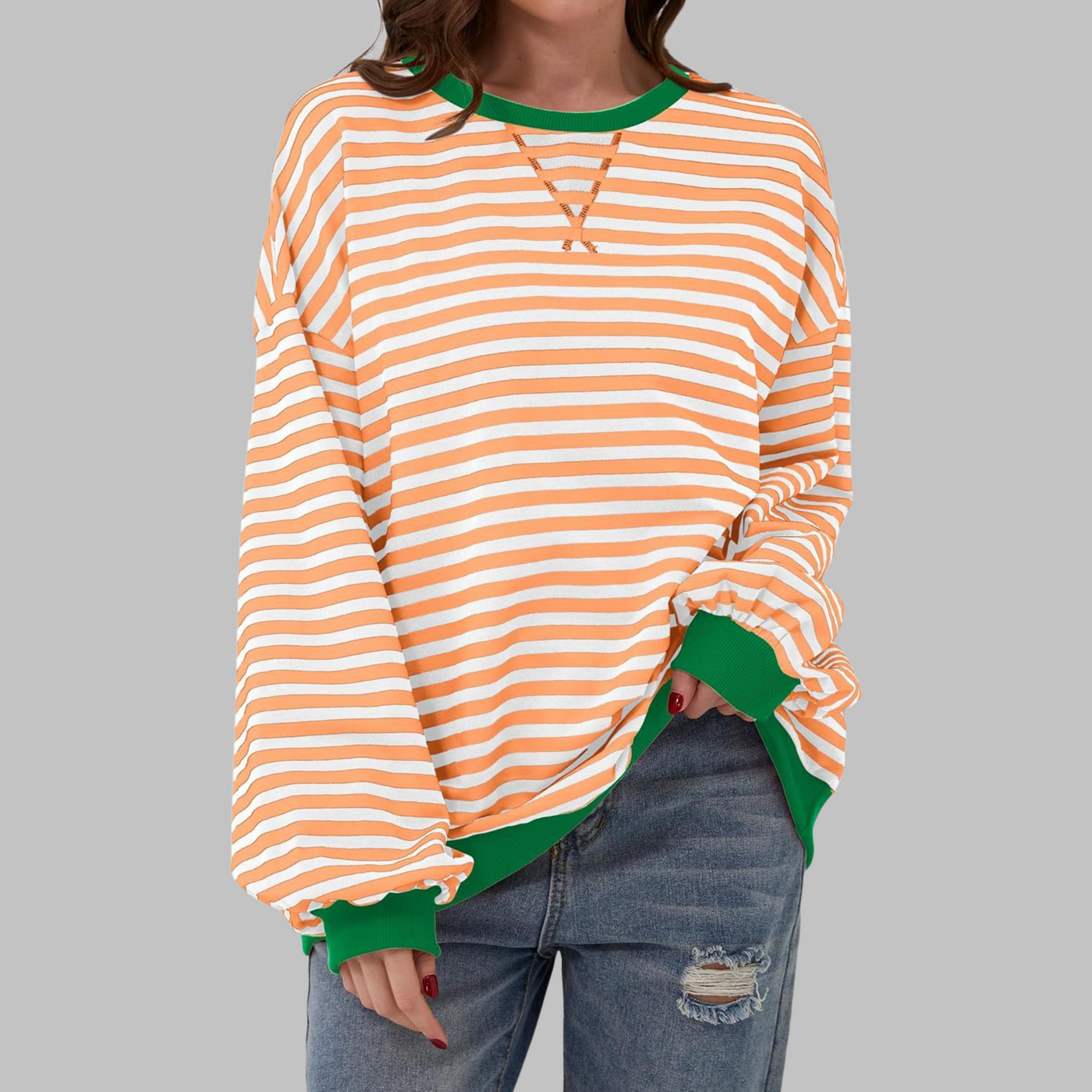 Mira | Cozy Striped Sweater