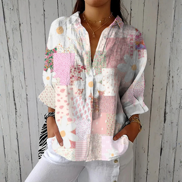 Cleo | Charming Daisy Print Blouse