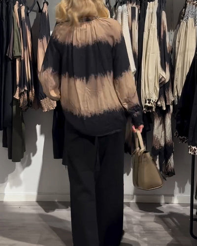 Breezy | Vintage Colour Block Blouse