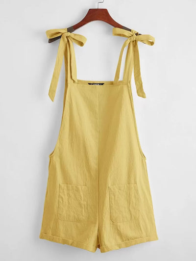 Knotty | Summer Pinafore Romper