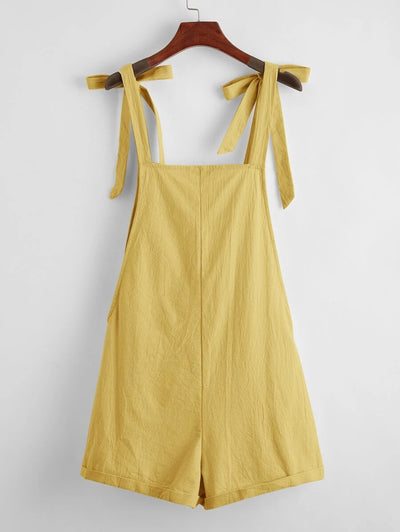 Knotty | Summer Pinafore Romper