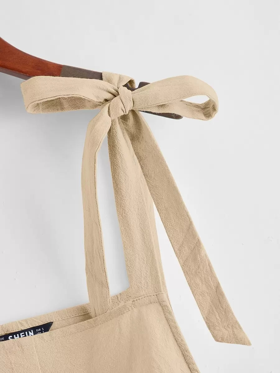 Knotty | Summer Pinafore Romper