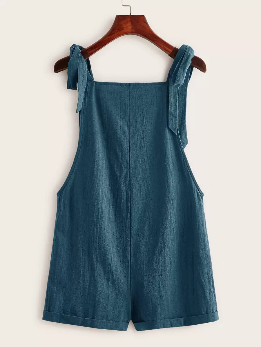 Knotty | Summer Pinafore Romper