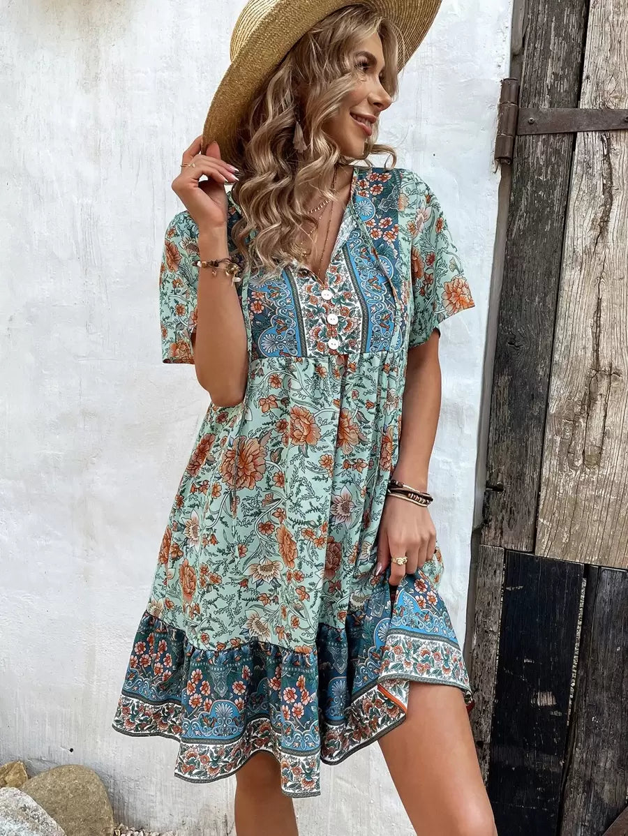 Breezy | Floral Beach Dress