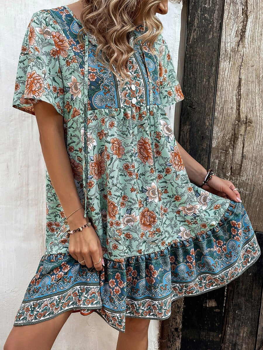 Breezy | Floral Beach Dress
