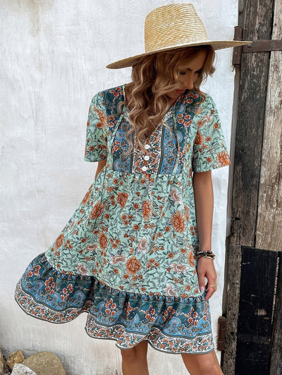 Breezy | Floral Beach Dress