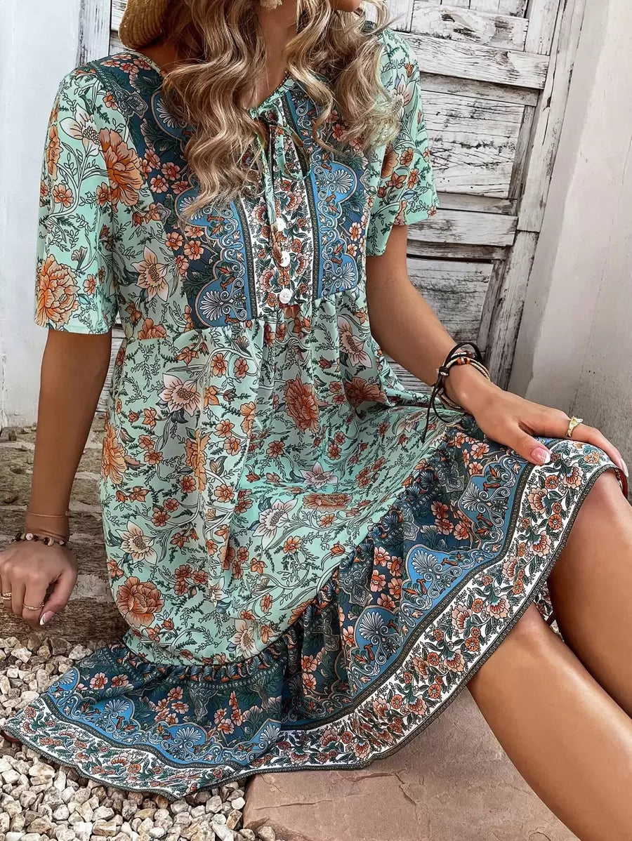 Breezy | Floral Beach Dress
