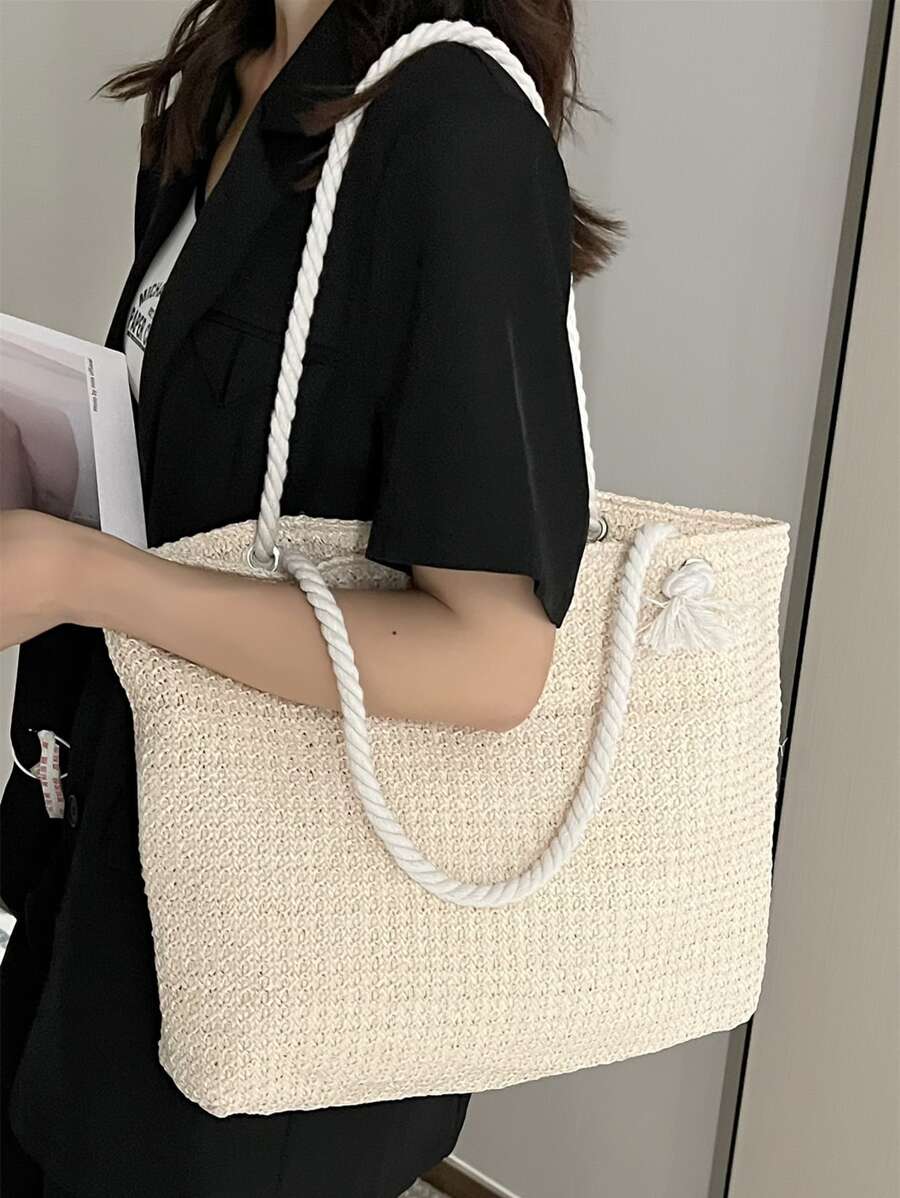 Breezy | Versatile Straw Beach Bag