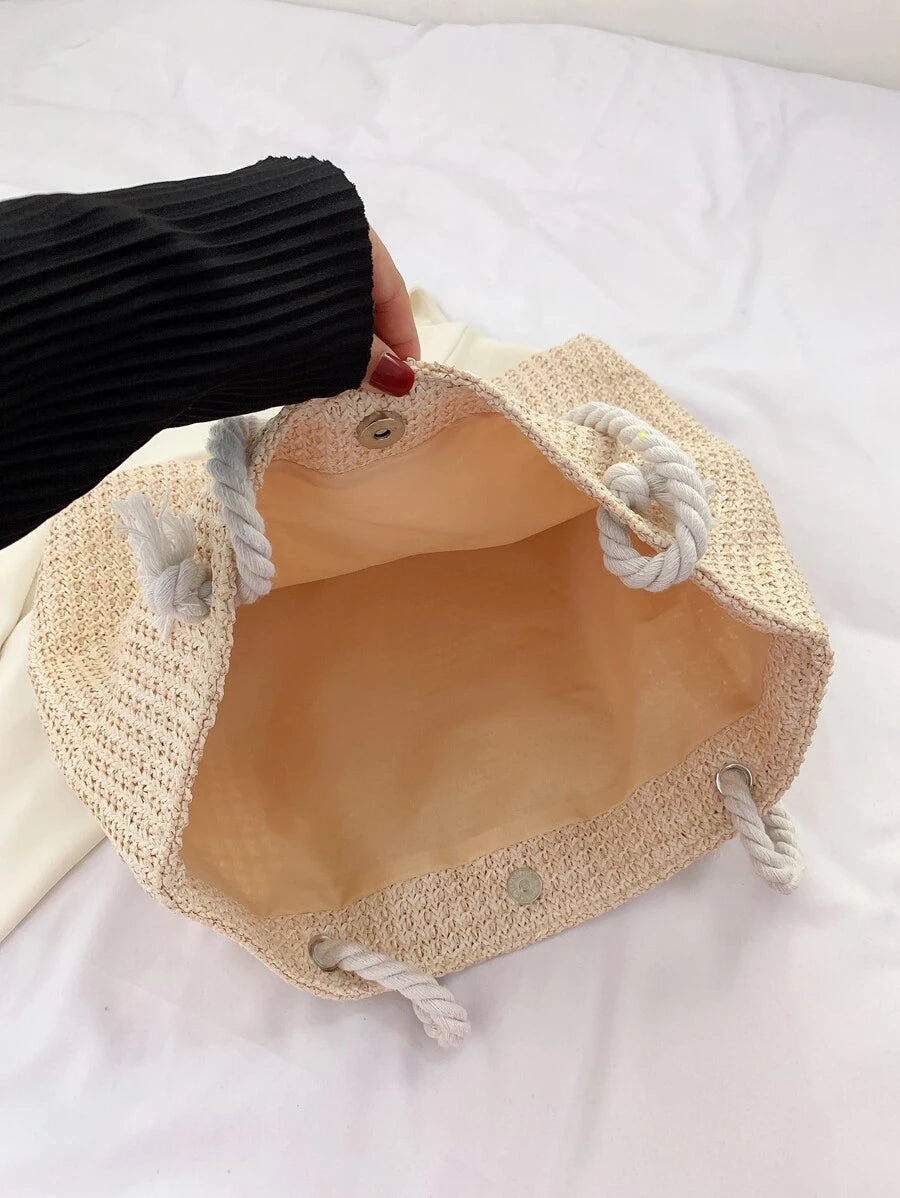 Breezy | Versatile Straw Beach Bag