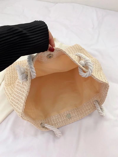 Breezy | Versatile Straw Beach Bag