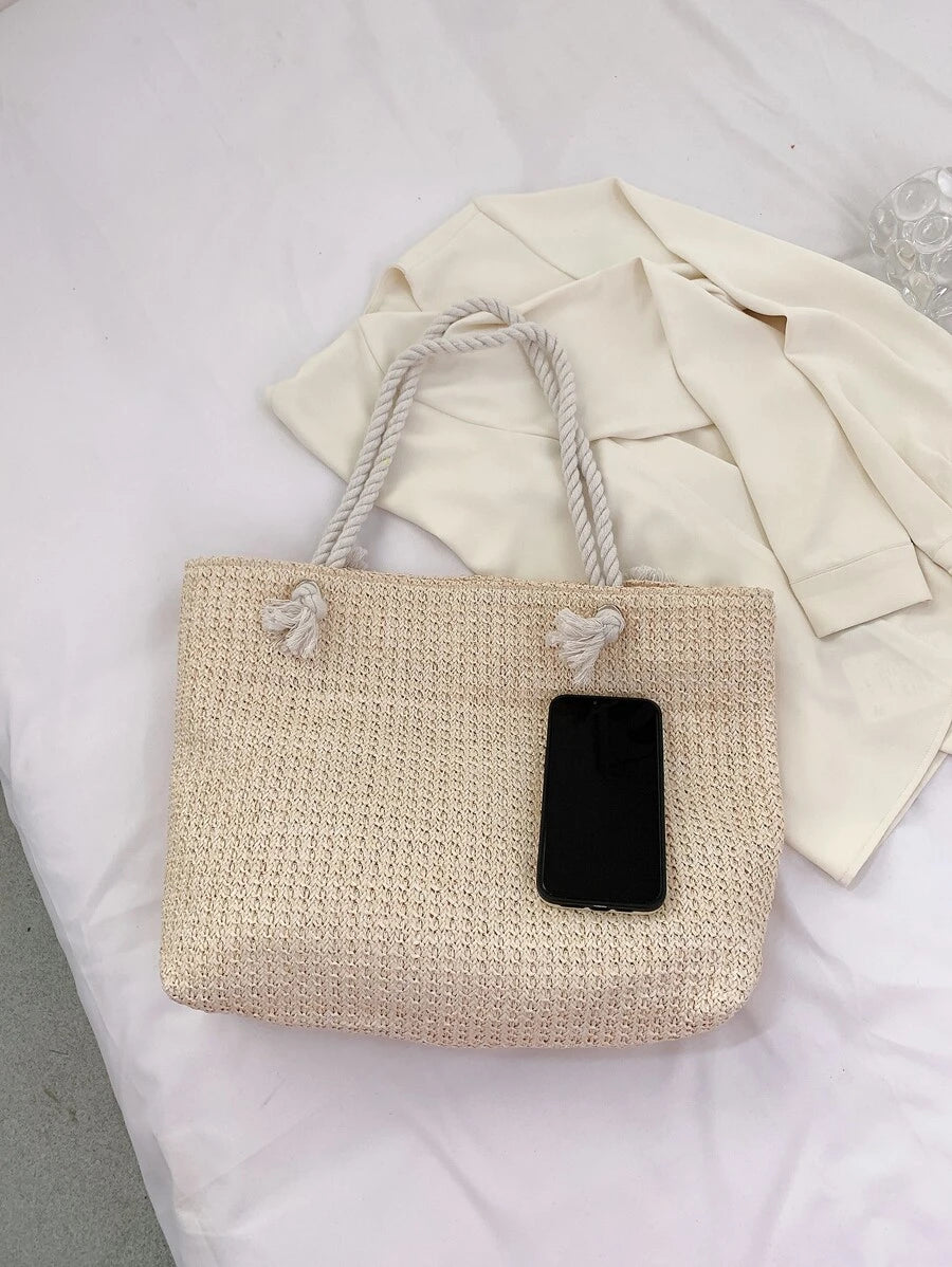 Breezy | Versatile Straw Beach Bag