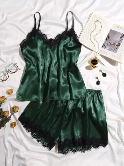 Luxe | Satin Lace Sleep Set