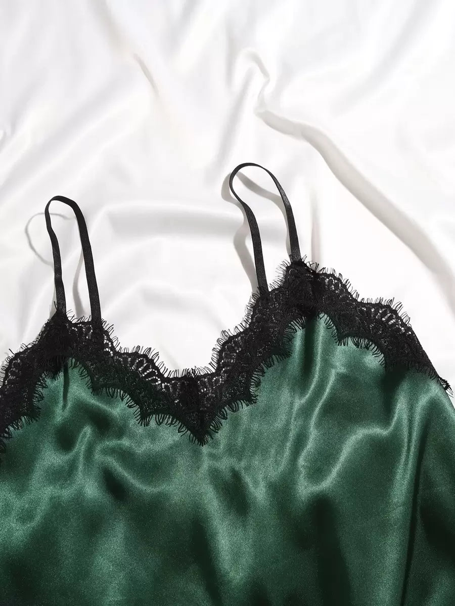 Luxe | Satin Lace Sleep Set