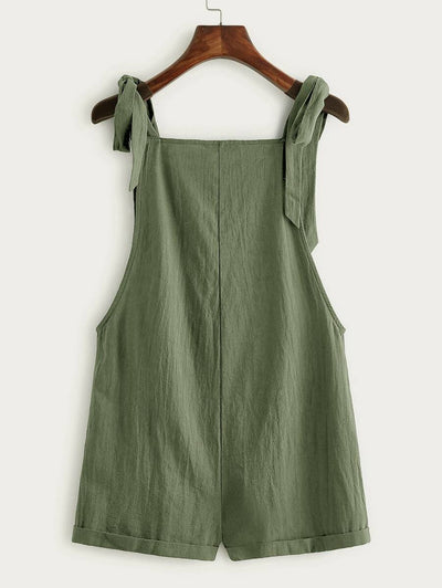 Knotty | Summer Pinafore Romper