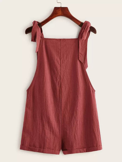 Knotty | Summer Pinafore Romper
