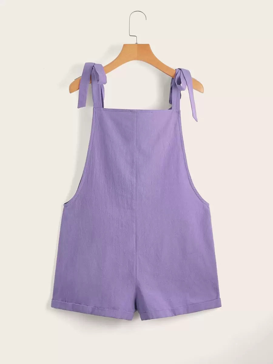 Knotty | Summer Pinafore Romper